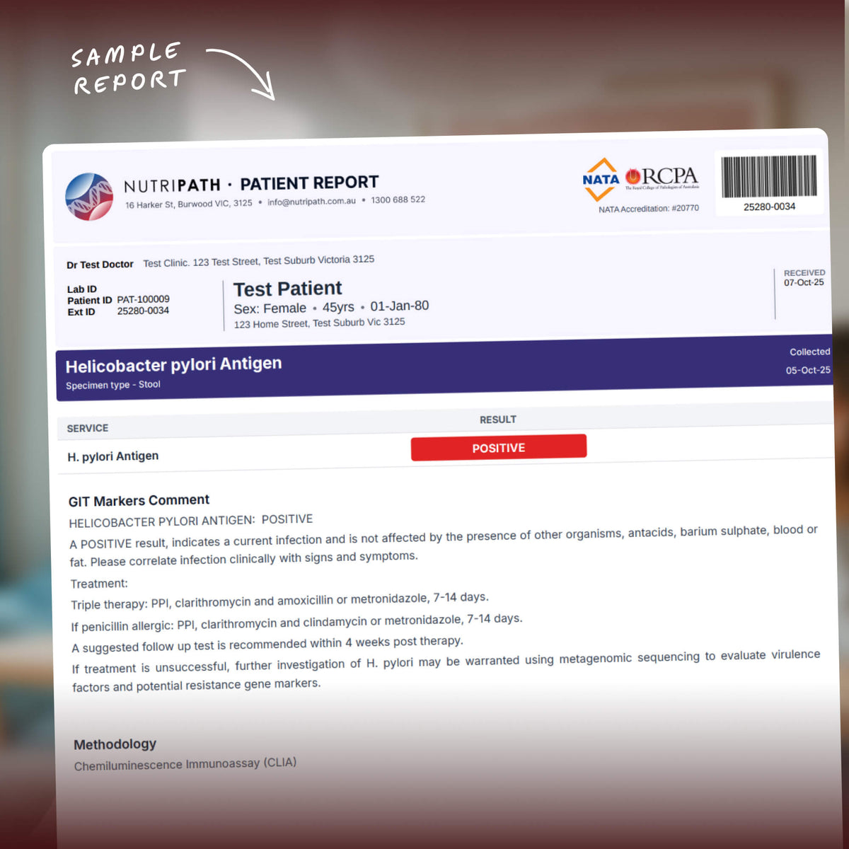 H Pylori Stool Test Australia | Antigen – Bloody Good